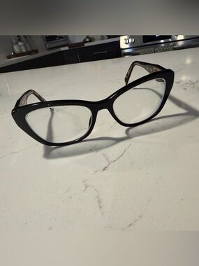 Prada Black&Tortoise Cat-Eye Women's Reading Glasses
